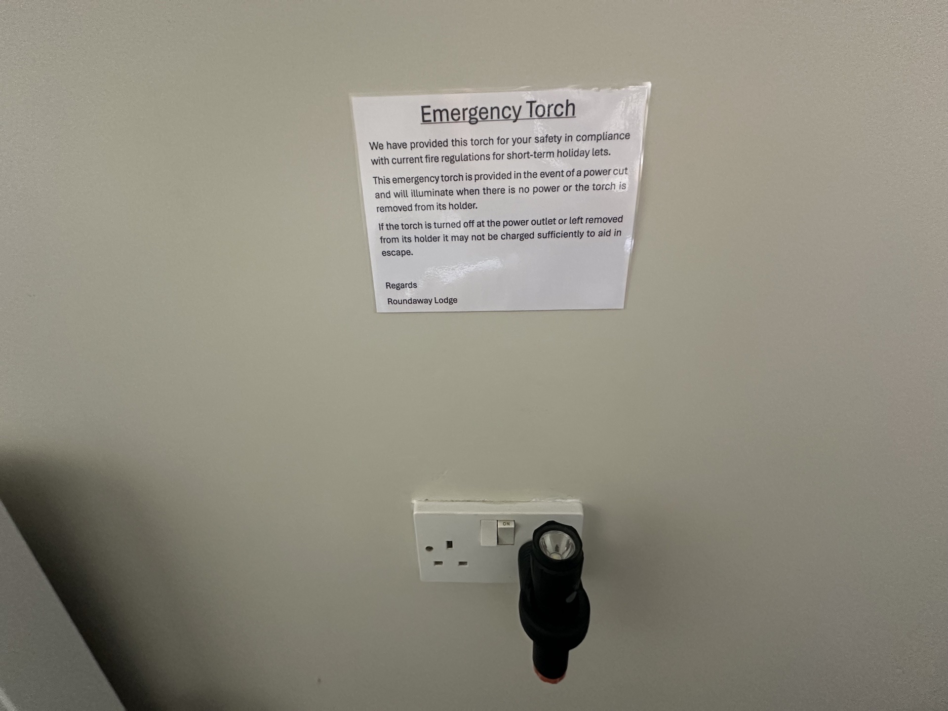 Emergency lighting