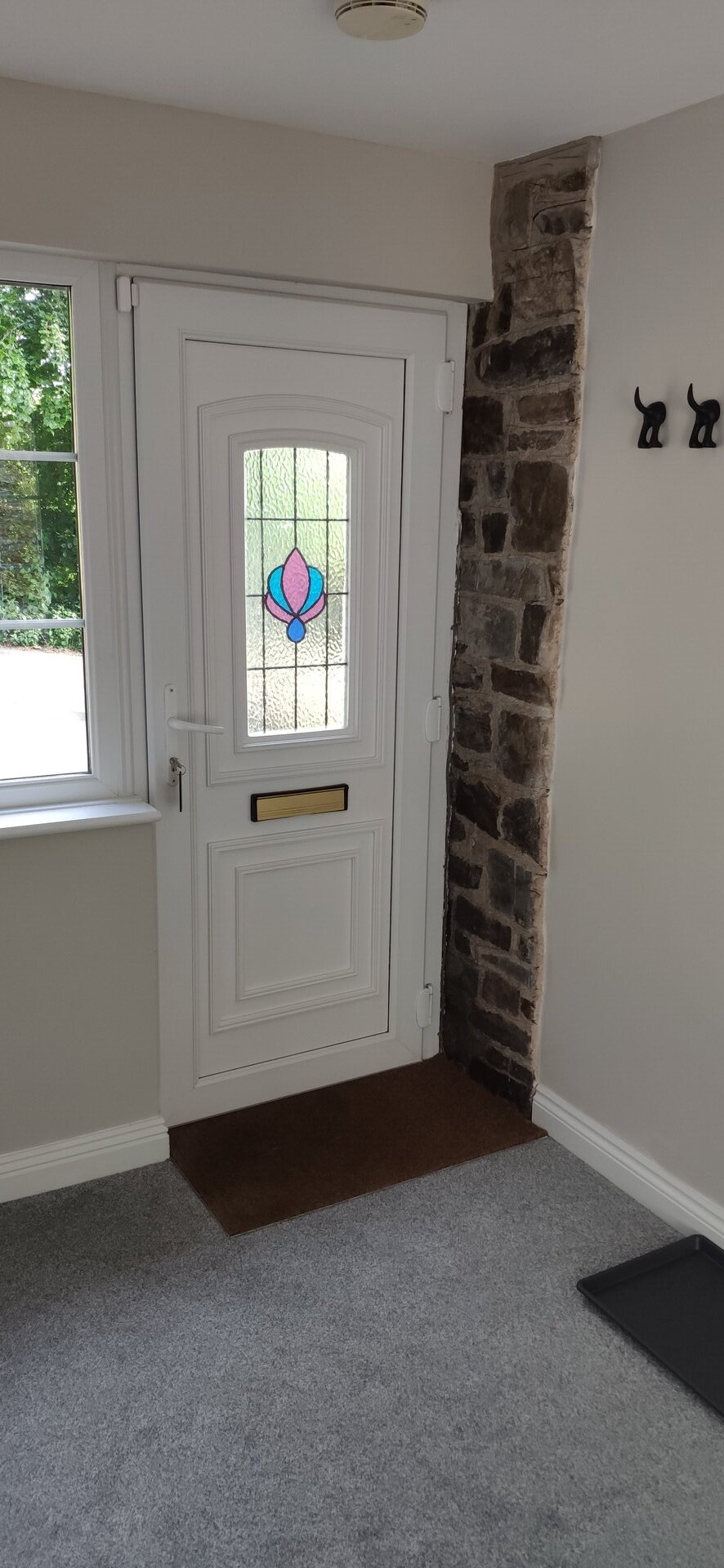 Front door from inside