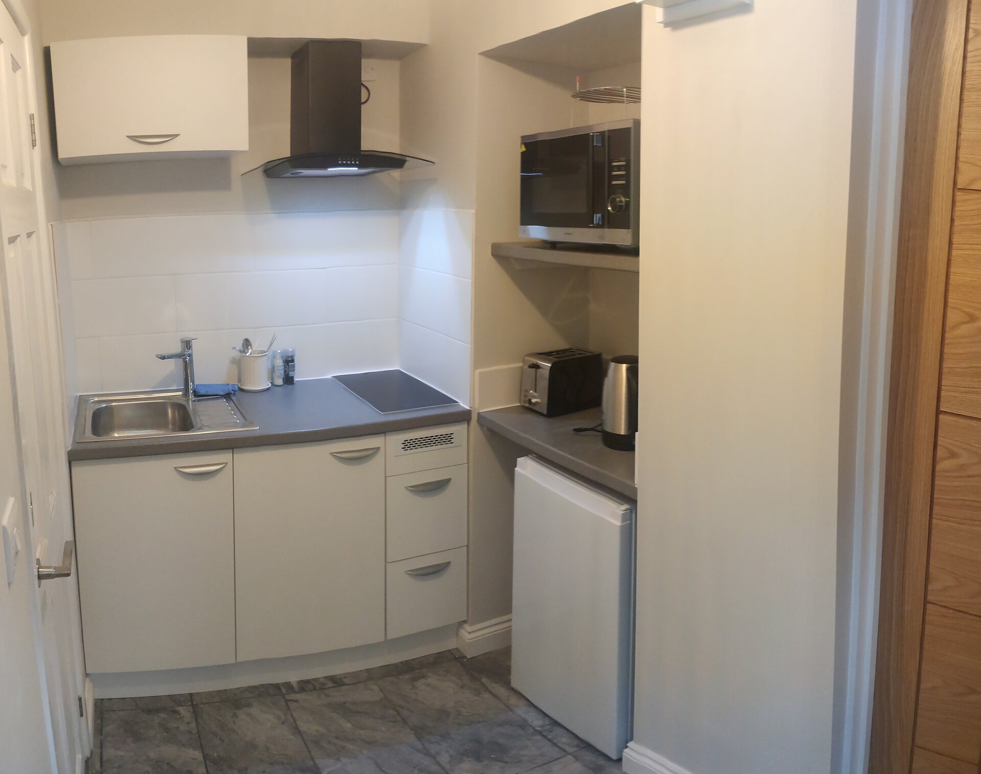 Kitchen and dining area